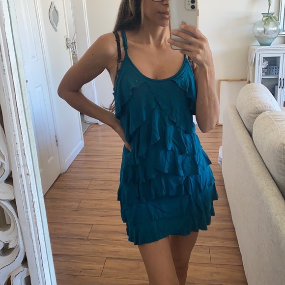 🪞 layered ruffle mini dress - Picture 6 of 6